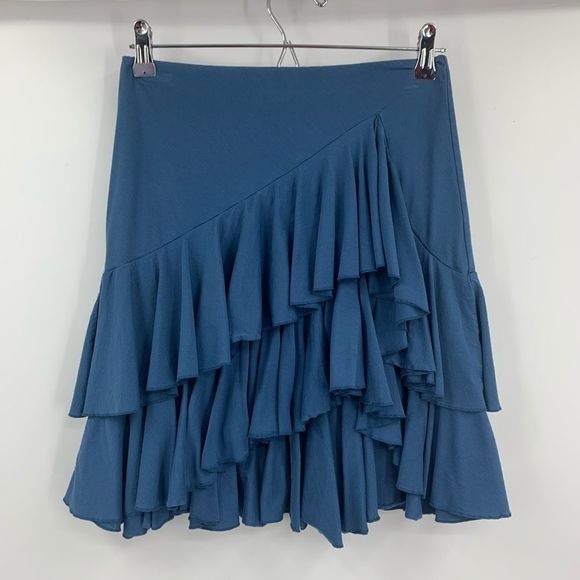Ralph Lauren Dresses & Skirts - RALPH LAUREN womens XS blue tiered mini skirt